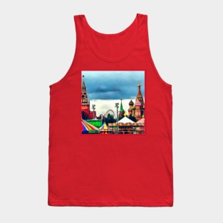 Red Square Circus Tank Top